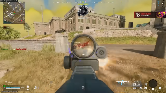 Warzone item ESP showing cash armor plates and loot tags inside bank vault